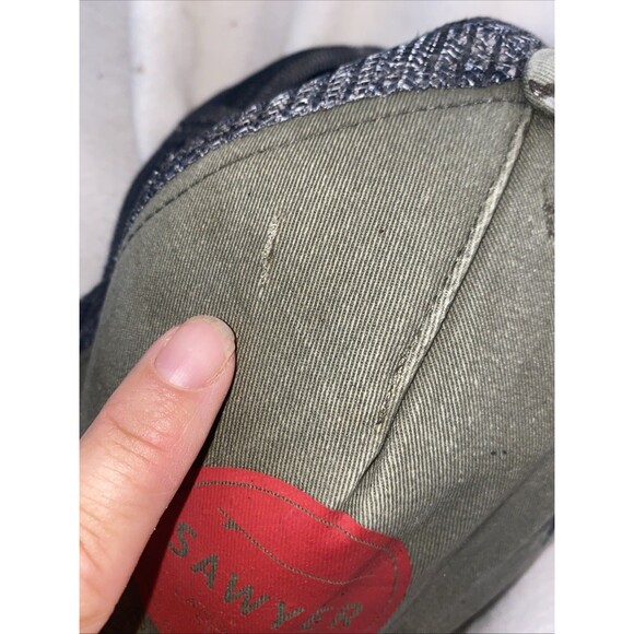 Sawyer Surf Trucker Hat Land & Sea Supply Distressed Snapback Adult Skate Cali - Picture 9 of 10